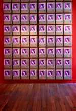 Chocolate respirator display boxes 2005 by Benedict Ernst